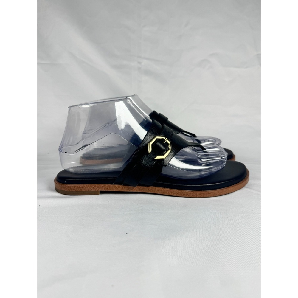 Cole Haan Grand 360 Felicity Womens US 7 B Sandals Black Leather Slip On Casual